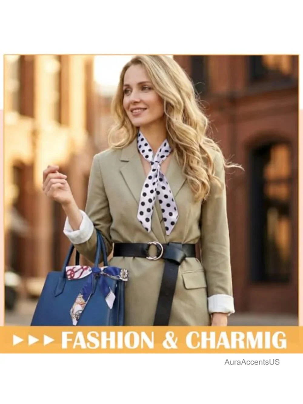 24 Pcs Satin Scarf Set Narrow Hair Neck Purse Scarf Versatile Styling